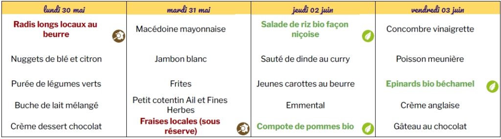 30 mai au 3 juin
