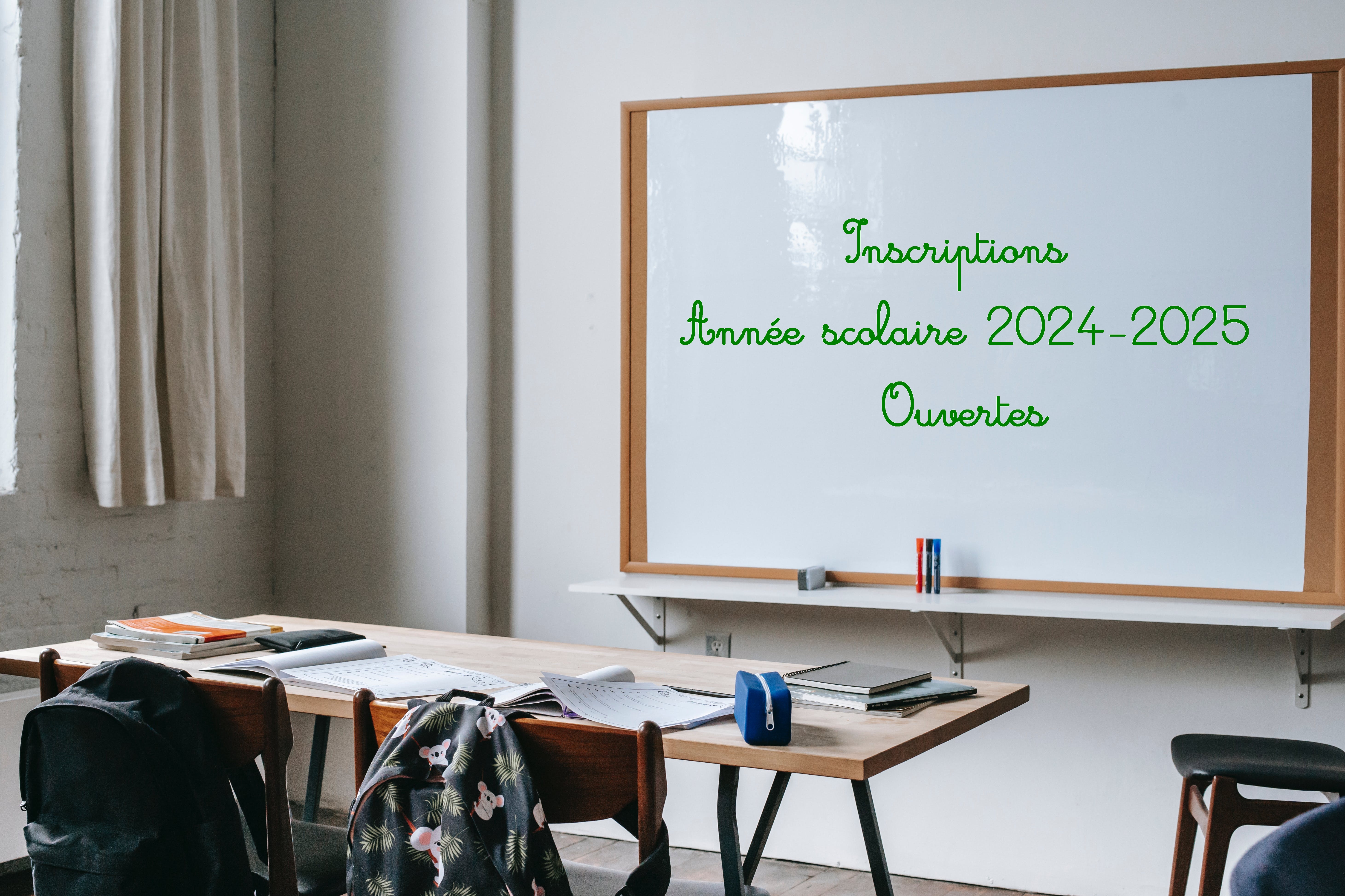 Inscriptions 2024-2025